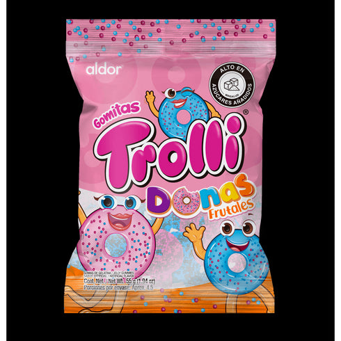 gomas trolli 55g donas frutales